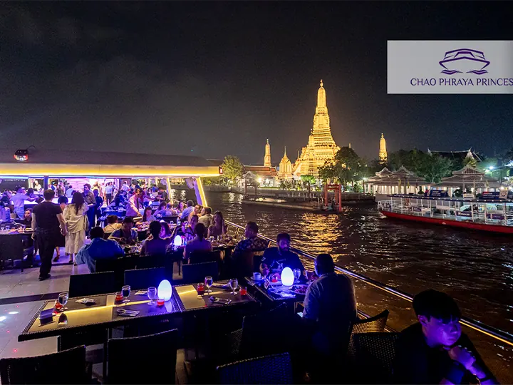 Chao Phraya Cruise with Luxury International Buffet Dinner