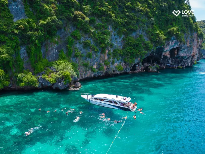 Phuket: Phi Phi Maya Bay Pileh Lagoon Bamboo Island Speed Boat by Love Andaman